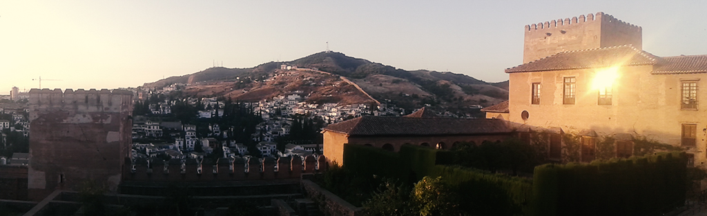 Atardecer desde la Alhambra de Granada